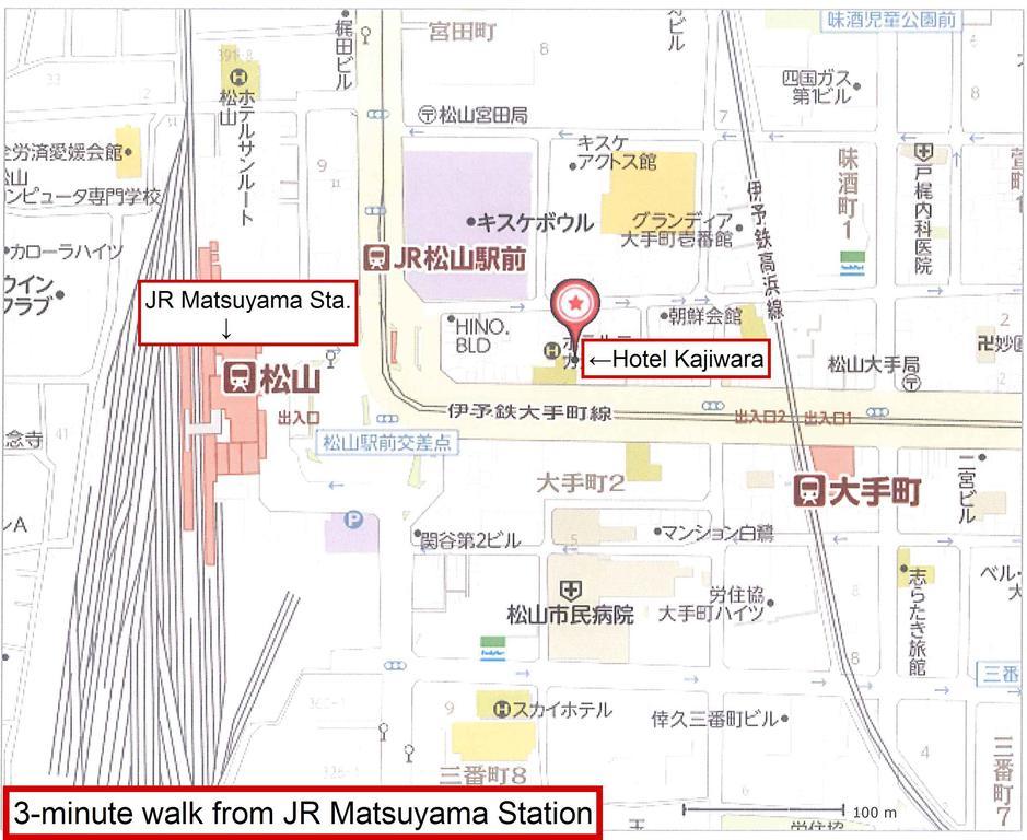 Hotel Kajiwara Matsuyama  Exteriör bild